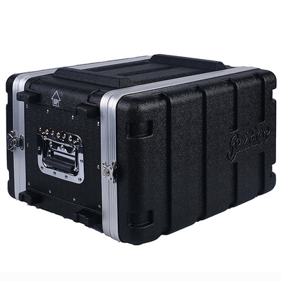 12&quot; torsion légère de caisse de support d'amplificateur d'ABS de la profondeur 6U ferme à clef x 4, 2 Carry Handles