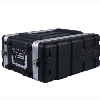 La caisse audio de route du processeur 4u imperméabilisent 4 ABS 12&quot; de cas de vol d'U profondeur