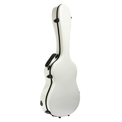 Blanc classique de caisse de guitare de ligne aérienne de fibre de verre