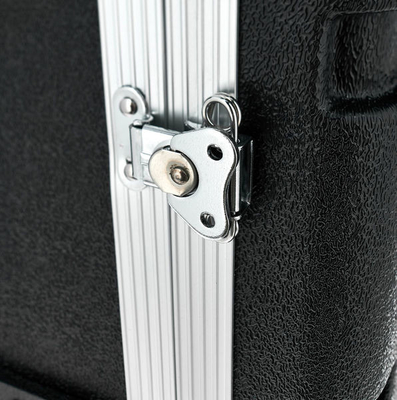 17&quot; ABS DJ de profondeur roulant l'affaire 19&quot; du support 12u noir 2 Carry Handles