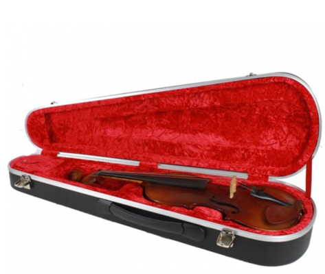 Noir dur dur Shell Violin Case de caisse de violon de caisse de violon d'ABS
