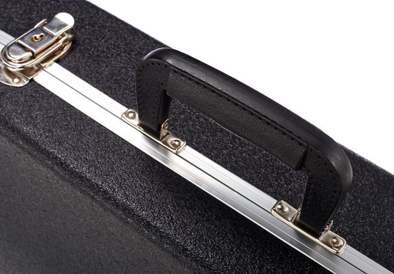 La caisse de mandoline de Hardshell d'ABS noircissent une caisse dure de mandoline de style