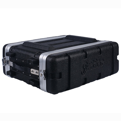 ABS noir 12" de cas de vol du support 3u profondeur 19" largeur pour l'amplificateur audio