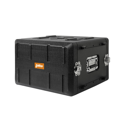 PE noir 15" de caisse de route de bâti de support du vol 6U profondeur pour l'amplificateur audio