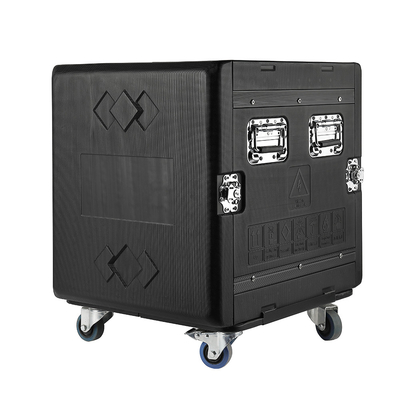 Cas imperméable de vol de support du PE 12u avec des roues 20&quot; profondeur