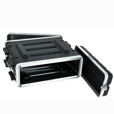 La torsion de caisse de support de 19 pouces de l'ABS 3U du DJ /PA ferme à clef X 4 480X480x133MM