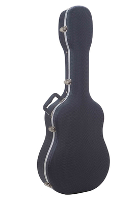 Noir dur de caisse de guitare classique d'ABS de Guider pour des guitares de cuirassé
