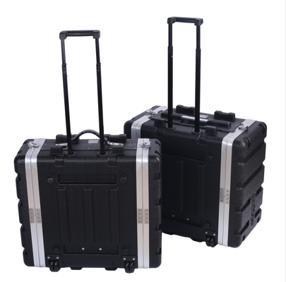 Cadre facile de la caisse ABS+Aluminum de bâti de bloc de rouleaux de Carry Audio 4U 3U