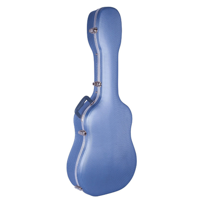 Bleu dur de caisse de guitare classique d'ABS de CC-501N livre imperméable