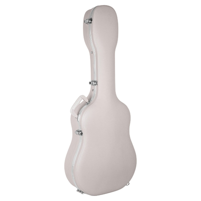 Mousse d'ABS de guitare du cas classique imperméable ENV de vol et doublure enes ivoire de peluche