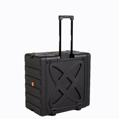 Pp 6U couleur de noir de Cabinet de bâti de support de 19 pouces établie dans des roues