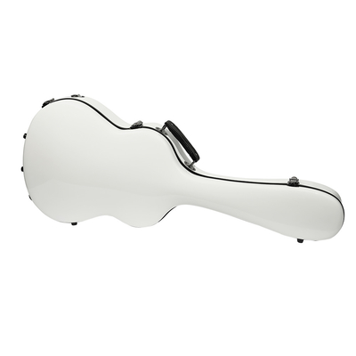 Blanc classique de caisse de guitare de ligne aérienne de fibre de verre