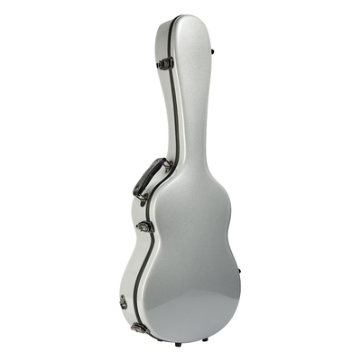 Argent classique de caisse de guitare de fibre de verre de 39 pouces