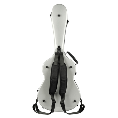 Argent classique de caisse de guitare de fibre de verre de 39 pouces