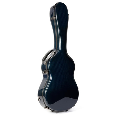Carbone dur d'air de caisse de guitare classique en soie comme la doublure bleue