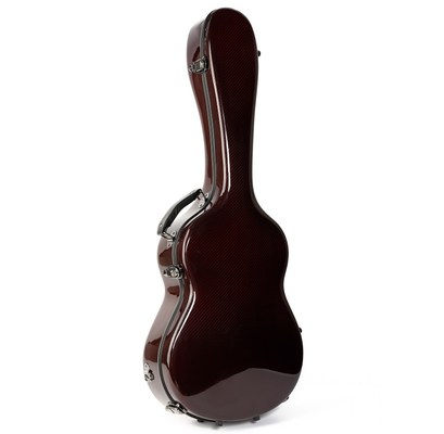 Carbone classique CFC-500 d'air de cas de vol de guitare de poignée rigide rouge