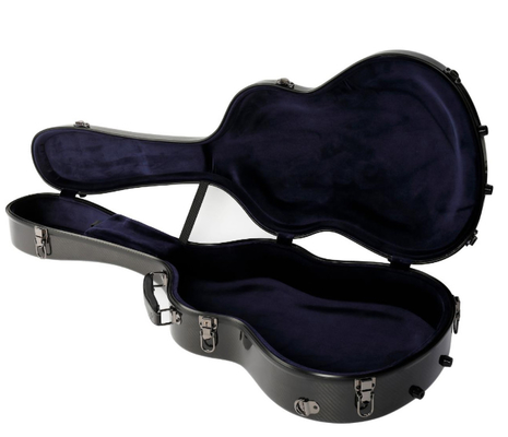 Carbone classique CFC-500 d'air de cas de vol de guitare de poignée rigide rouge