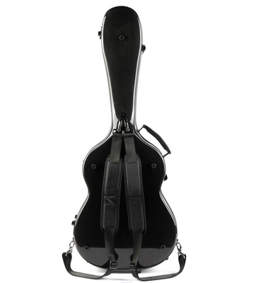 Caisse dure de guitare acoustique de carbone d'air pour la poignée rigide de voyage