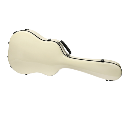Caisse dure de guitare ene ivoire de fibre de verre/Shell Guitar Case Acoustic dure