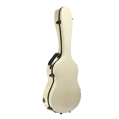 Caisse dure de guitare ene ivoire de fibre de verre/Shell Guitar Case Acoustic dure