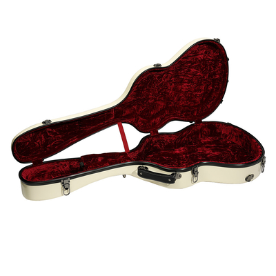Caisse dure de guitare ene ivoire de fibre de verre/Shell Guitar Case Acoustic dure