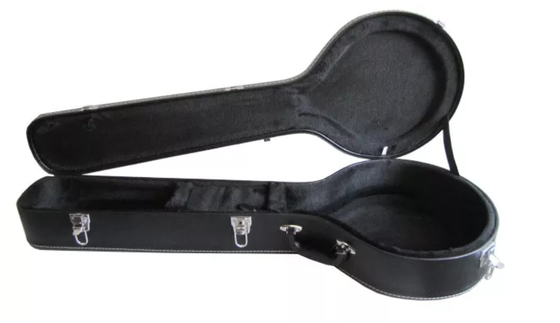 L'affaire de banjo de Hardshell de mousse et de peluche caisse dure de banjo de contreplaqué de 3 millimètres a renforcé