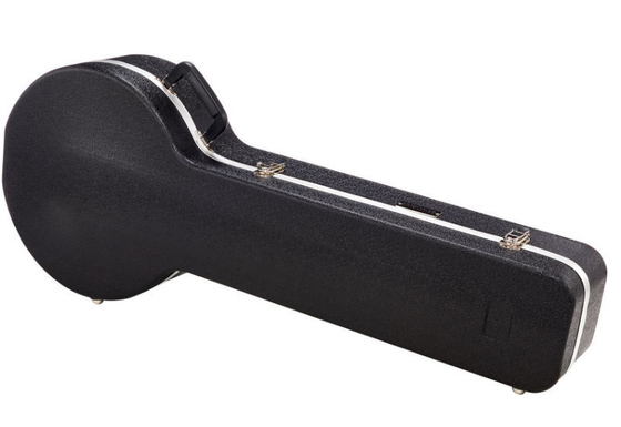 La peluche molle renforcée de caisse de banjo de Hardshell d'ABS 3 triples passent les verrous au bichromate de potasse plaqués