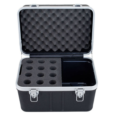 La caisse MIC 12 de support de vol de microphone de câble par ABS portative imperméabilisent