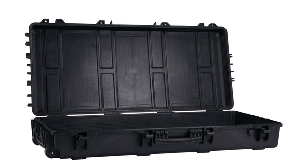 PORTÉE dure noire faite sur commande 220 de couvercle de dessus de mousse de vague de caisse de support de guitare électrique de cas