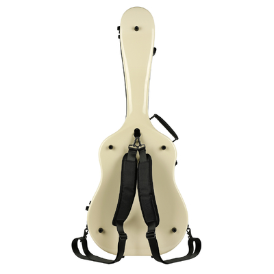 Caisse ene ivoire de bâti de support de guitare de couleur de caisse dure universelle de guitare de fibre de verre