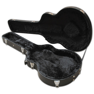 Contreplaqué dur en bois de caisse de guitare acoustique de cuirassé avec la poignée de transport capitonnée
