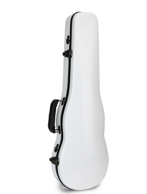 Soie dure de caisse de violon blanc léger de fibre de verre d'ODM comme la doublure bleue