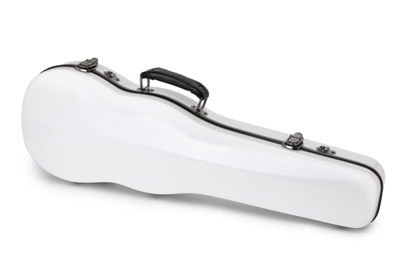 Soie dure de caisse de violon blanc léger de fibre de verre d'ODM comme la doublure bleue