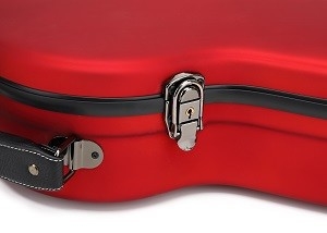 Résistance de coupure de caisse de support de Matte Red Fiberglass Classical Guitar