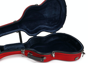 Résistance de coupure de caisse de support de Matte Red Fiberglass Classical Guitar