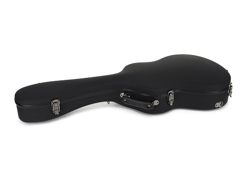 Cas dur de PVC Matte Black Leather Fiberglass Guitar avec des courroies de sac à dos