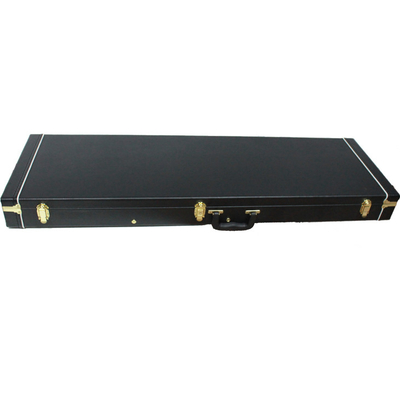 Garnitures de forme rectangulaire d'or de caisse en bois de guitare électrique d'OEM