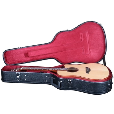 Poids léger noir acoustique de Plywooden de guitare de caisse écologique de support