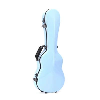 Bleu capitonné épais de Tiffiany de caisse dure d'ukulélé de tenor de fibre de verre de Hardshell