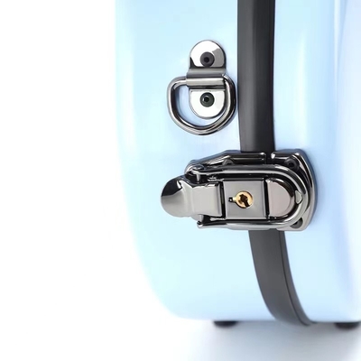 Bleu capitonné épais de Tiffiany de caisse dure d'ukulélé de tenor de fibre de verre de Hardshell
