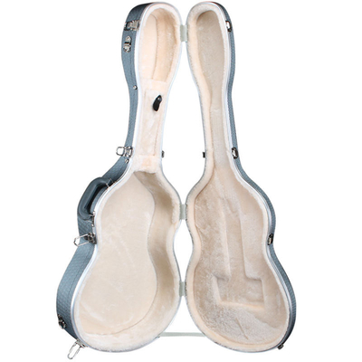 La poussée imperméable T de mousse de caisse de guitare acoustique d'ABS dur a formé la surface concave
