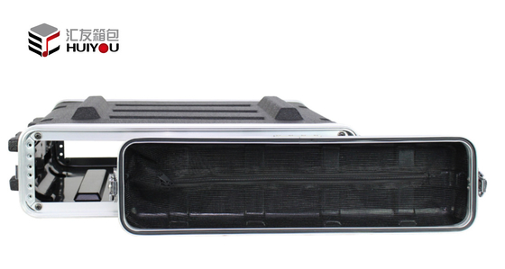 Compact 2U étagère peu profonde Portable et couleur noire protectrice