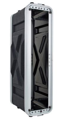 Compact 2U étagère peu profonde Portable et couleur noire protectrice