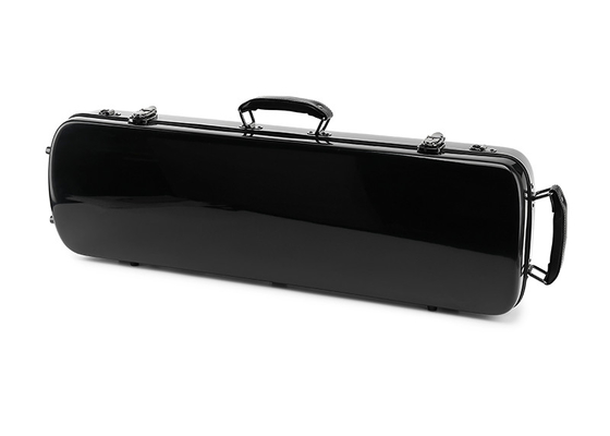 Caisse dure de violon imperméable avec la poignée en cuir intérieure de velours mou de serrure de clé