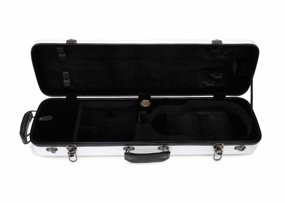 Caisse dure de violon en cuir de poignée de garantie de 1 an avec la bandoulière