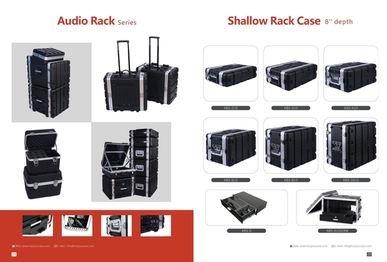Étui rackmount 3U mince pour appareil audiovisuel et informatique largeur 19 pouces