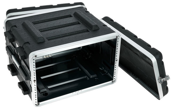 Étui à support ABS 6U avec portes amovibles pour espaces 2U 4U 3U 8U 10U